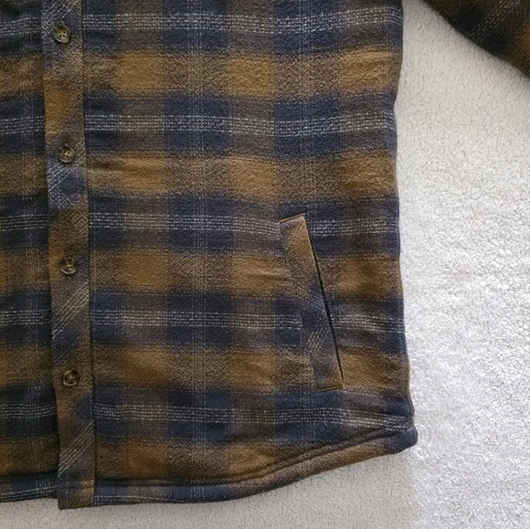 O'Neill Redmond Sherpa Jacket, Men's Size XL, GUC - Dark Khaki - Picture 8 of 11